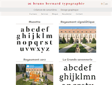 Tablet Screenshot of brunobernard.com